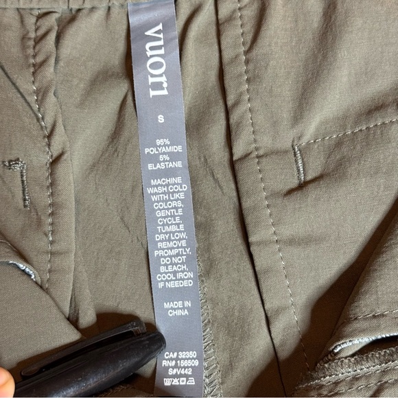 VOURI Womens Ripstop Pant In Army Size: S - Picture 15 of 15